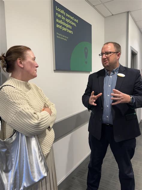 Emily Darlington MP meets ear and eye experts supporting patients