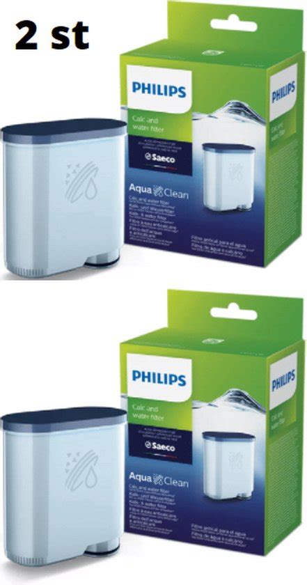 Philips Saeco Waterfilter 2 STUKS Philips AquaClean Calc And