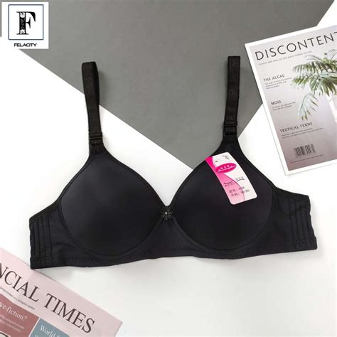 Women Non wired Bra Wireless Cotton AB cup Baju Dalam Wanita Tiada Wayar Lingerie Bra 女士内衣无钢圈加大码