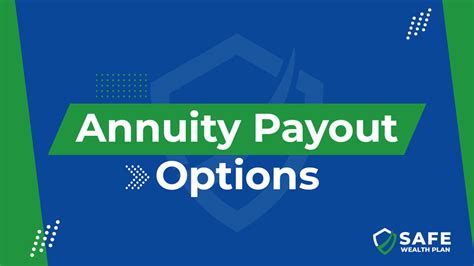 Annuity Payout Options | Safe Wealth Plan