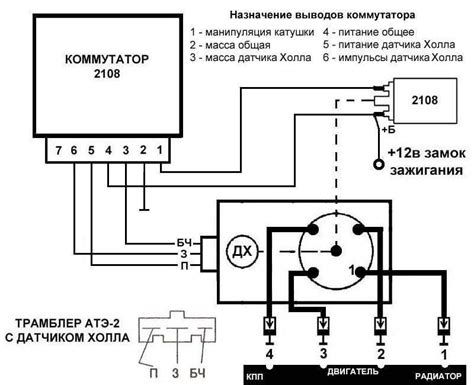 Схема бесконтактного зажигания двигателя змз 402
