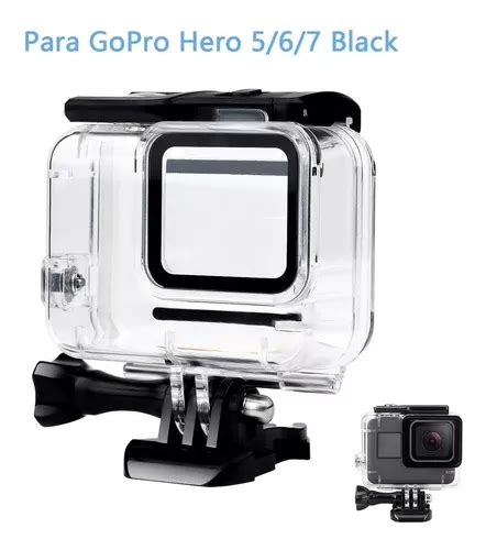 Carcasa Impermeable Para C Mara Gopro Hero Negra Meses Sin