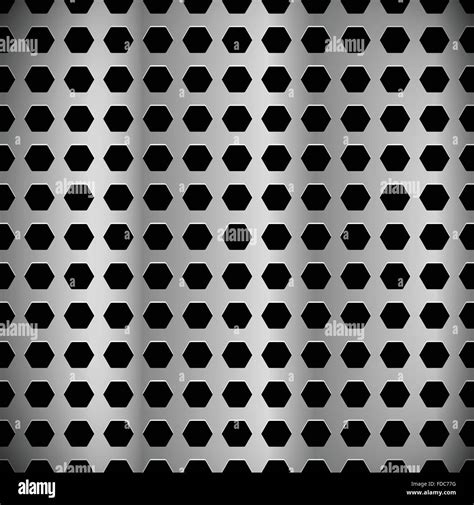 Seamless Metal Swatch Perforated Metal Stock Vector Images Alamy