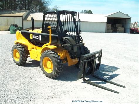 2005 Jcb 520 Telescopic Forklift Loader Lift Tractor Tires 16 Reach