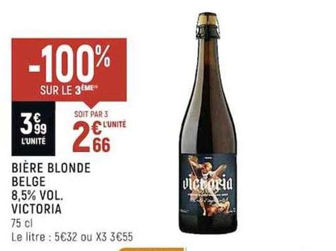 Promo Bi Re Blonde Belge Vol Victoria Sur Le Me Chez Spar Icatalogue Fr