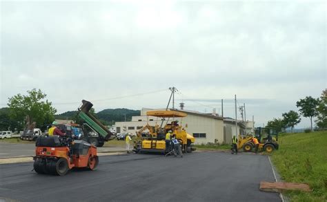 中川町 堆雪場整備活動｜道路工業株式会社 北海道の道路舗装・混合物製造・地盤改良