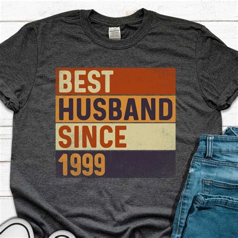 Hot Trending T Shirt With Best Husband Since Shirt Th Wedding Anniversary Gift For