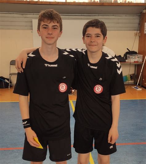 Gabin Et Jules Nos Deux Jeunes Arbitres Stade Blayais Haute Gironde