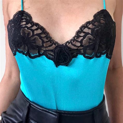 Vintage Teddy Lingerie Playsuit Cute Vintage S Depop