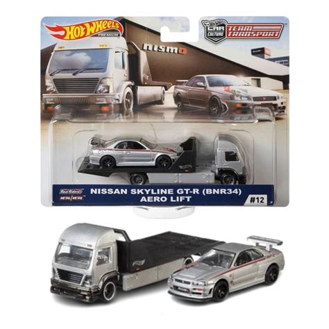 Hot Wheels Nissan Skyline Gt R Bnr Aero Lift Hotwheels Team