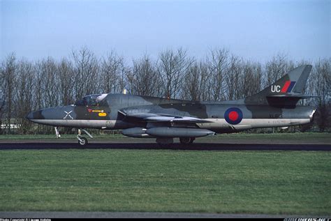 Hawker Hunter T7 Uk Air Force Aviation Photo 0818365