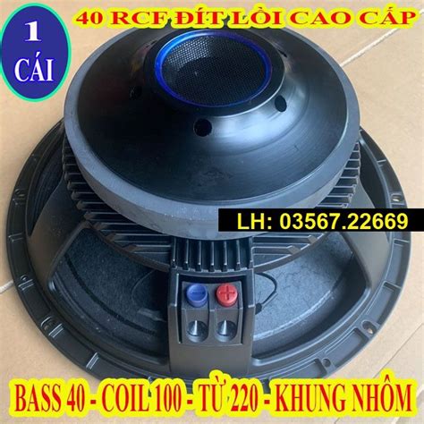 BASS 40 RCF COIL DẸT ĐÍT LỒI TỪ 220 COIL 100 MÀNG BÓNG Lazada vn