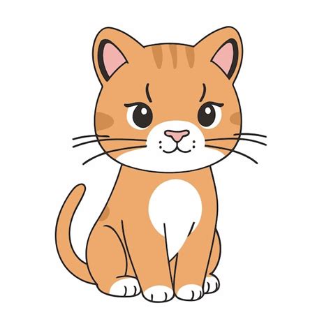 Premium Vector Cute Puma For Children Vector Illustration