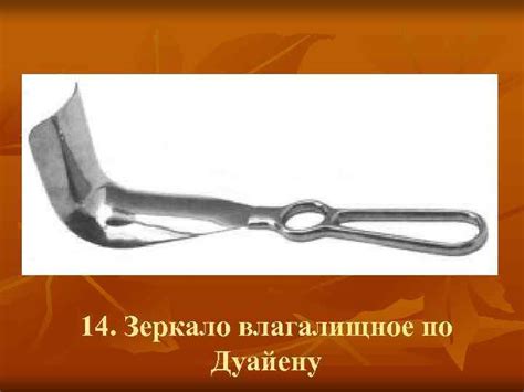Конкурс инструментов 1. Зеркало Симса (ложкообразное)