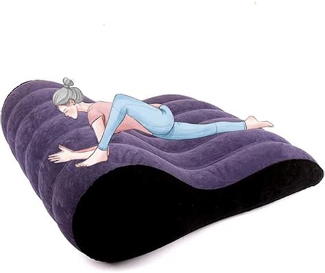 Amazon Sex Cushion Inflatable Sex Pillow Pvc Flocking Sex Chair Travel Pillow Magic Cushion