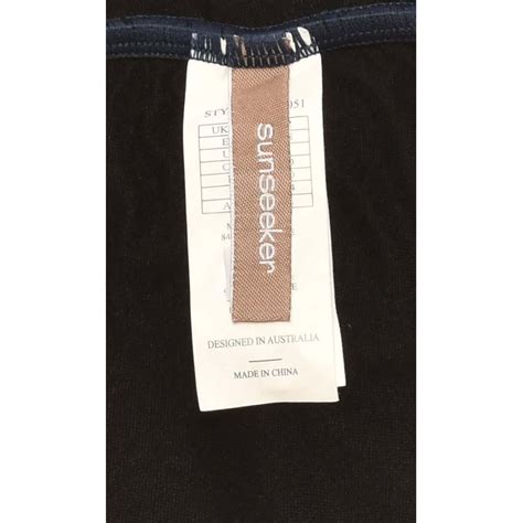 Sunseeker Womens Size Bikini Top Navy Blue S