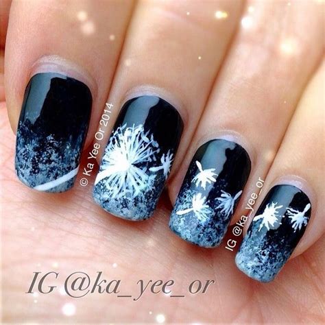 Cute Dandelion Nail Art Designs And Tutorials Make A Dandelion