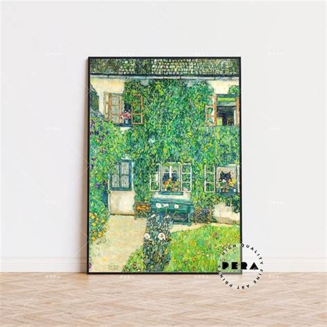 Gustav Klimt Print Forester S House In Weissenbach II Exhibition