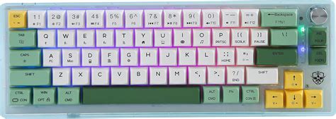 Amazon Boyi Td Mini Rgb Hot Swappable Tri Mode Mechanical Gaming Keyboard With Knob