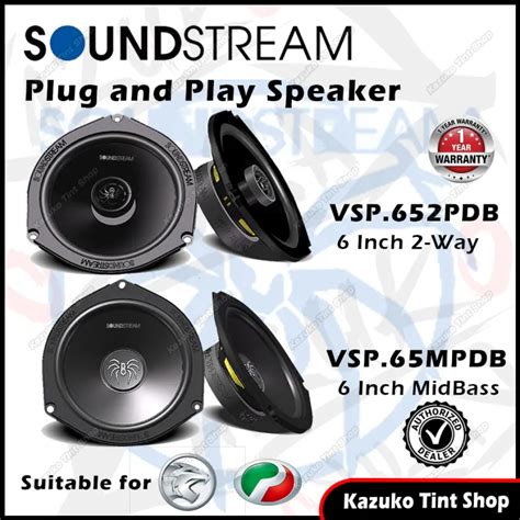 Suara Baik Soundstream Vsp Series Black Series Midbass Plug Play