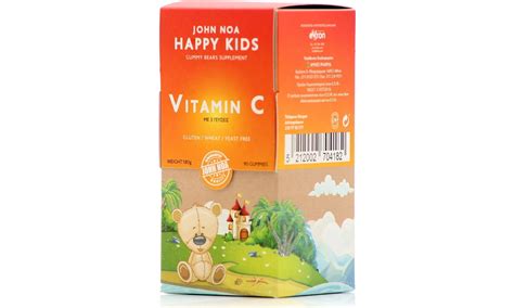 John Noa Happy Kids Vitamin C 90 Ζελεδάκια Bestpricegr