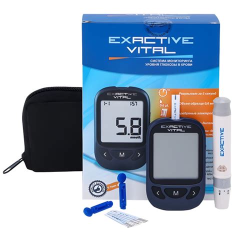 Набор Глюкометр Exactive Vital и тест-полоски Exactive Vital для ...