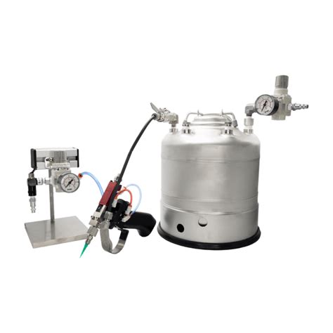 Fc100 Valve On Pneumatic Handle With 2 Gallon Tank Pva Shop