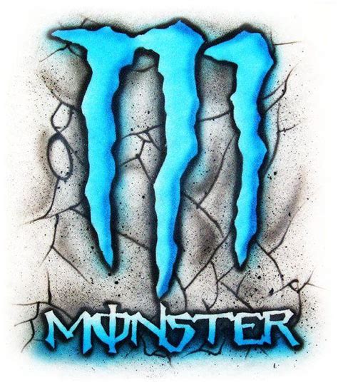 Blue Monster Energy Logos