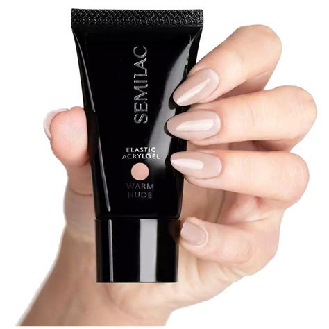 Semilac Akrylo El Acrylgel Flexy Warm Nude G Oficjalne Archiwum Allegro