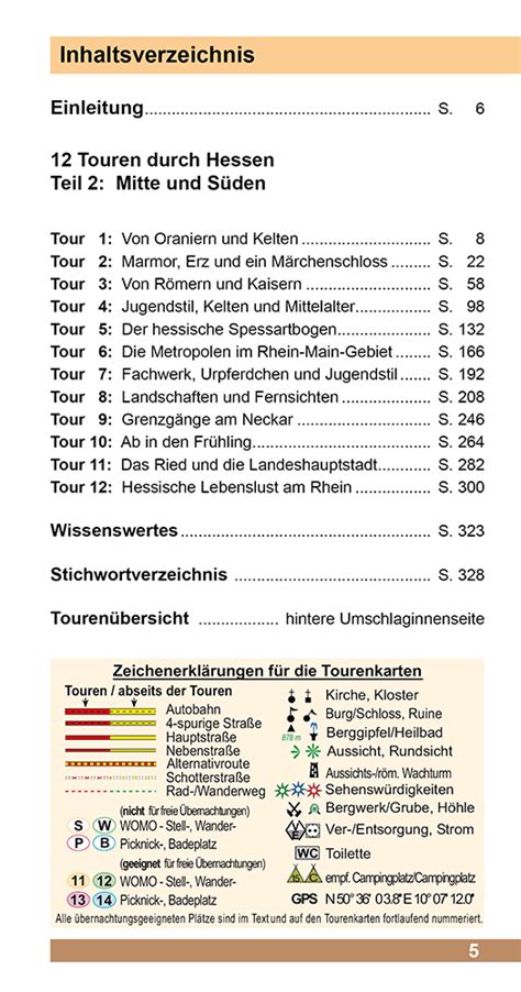 Reisef Hrer Mit Dem Wohnmobil Nach Hessen Mitte Und S Den Womo Verlag