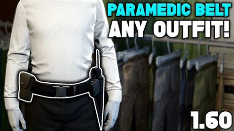 How To Get The Paramedic Belt On Any Outfit Glitch In Gta Online