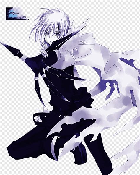 Allen Walker Anime Mangaka D Gray Man Cinza Roxo Fotografia Manga