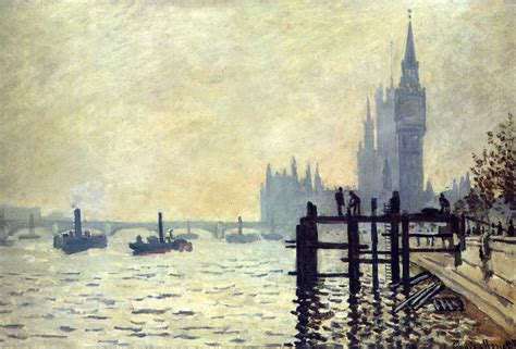 thames  westminster monet