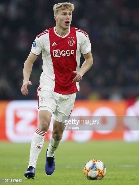 Rasmus Kristensen of Ajax during the Dutch Eredivisie match between ...