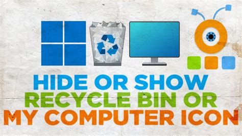 How To Hide Or Show Recycle Bin Or My Computer On Desktop In Windows 11