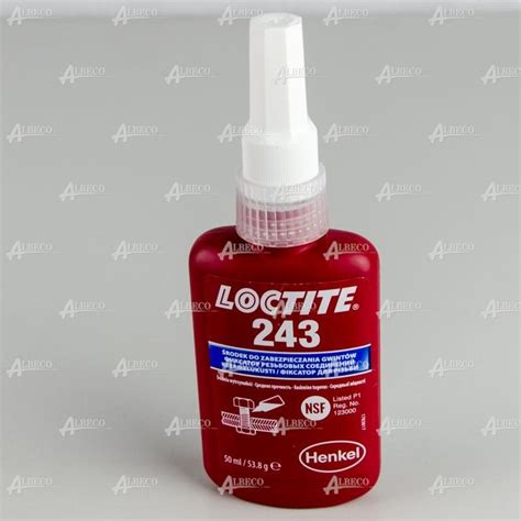 Albeco - www.albeco.com.pl - Loctite 243 (250ml) LOCTITE - Klej do ...