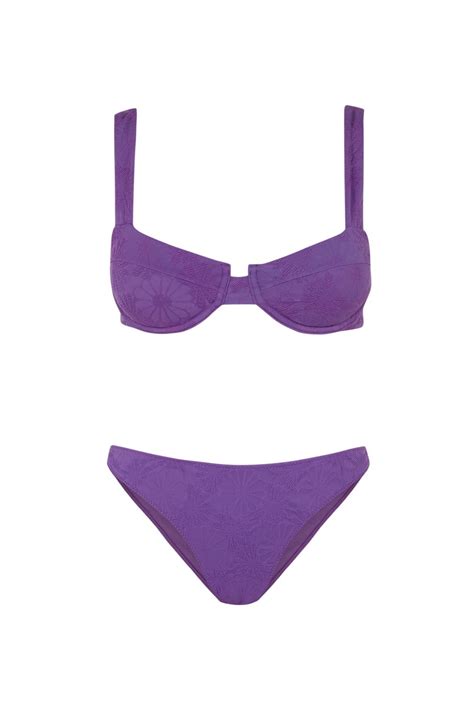 Violet Balconette Bikini Violet Robin Collection Robin Collection