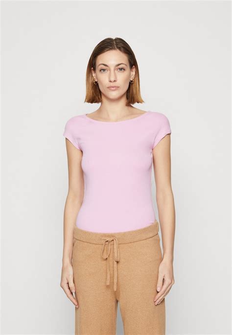 Gap Bateau T Shirt Basic Sugar Pink Pink Zalando Ch