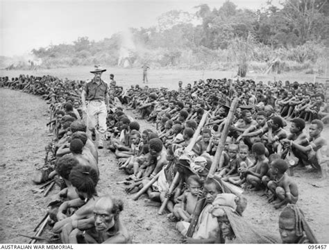 KIARIVU, NEW GUINEA, 1945-08-17. CAPTAIN R.R. COLE, ASSISTANT DISTRICT ...