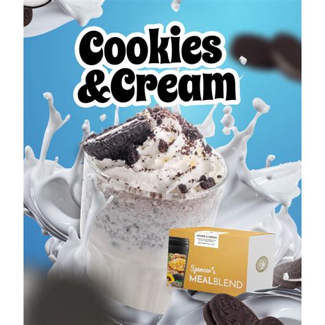 Spencers Mealblend Cookies And Cream Spencer Meal Blend 1 Box 15