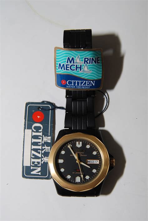 Jam Tangan 4 U Lagi Citizen Dress Watch Type Sports Wr 100 M Black