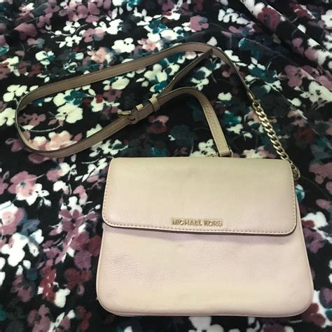 Authentic Michael Kors Nude Sling Bag On Carousell