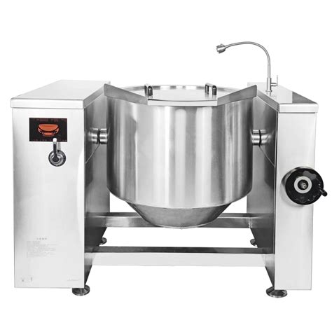 Heavy Duty Freestanding Tilting Induction Soup Cooker L For Canteen