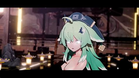 Honkai Star Rail Huohuo Hentai Fox Girl Kitsune Nude Dance Hit And Run Mmd D Emerald Tail Clip