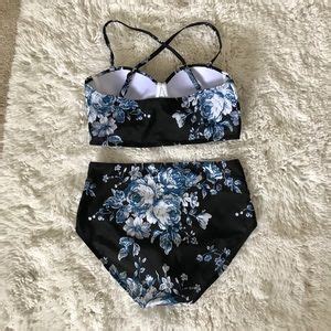 Swim High Waisted Floral Print Bikini Poshmark