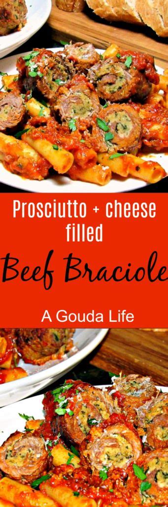 Beef Braciole Italian Beef Rolls Recipe From A Gouda Life