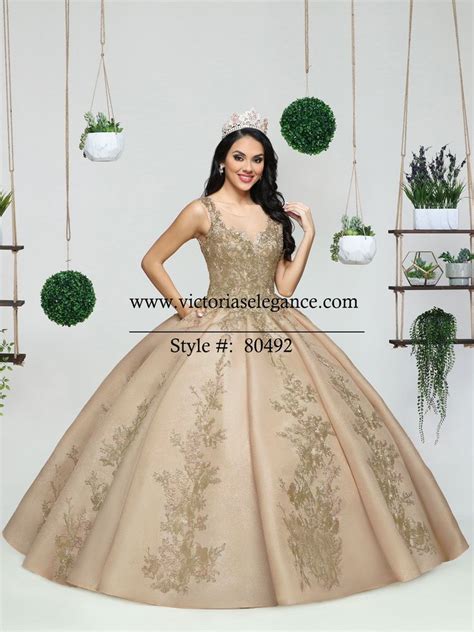 Davinci Box Pleated Ball Gown Victoria S Elegance Quincea Era