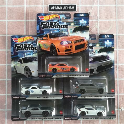 Hot Wheels Fast Furious Full Set Hobbies Toys Toys Games On Carousell