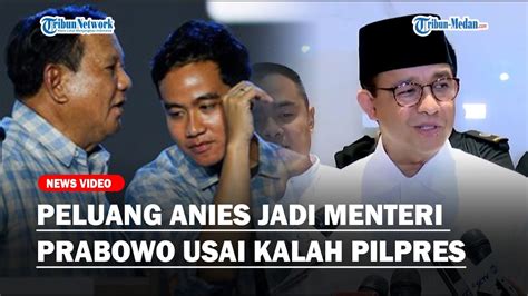 JAWABAN Anies Ditanya Peluang Jadi Menteri Prabowo Titip Itu Buat