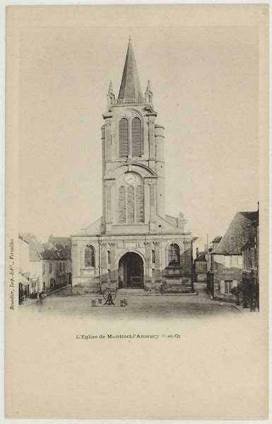 Montfort L Amaury L Eglise De Montfort L Amaury Carte Postale